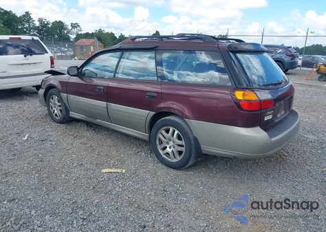 2001 Subaru Legacy Outback Awp from USA, damaged, VIN 4S3BH675717615112